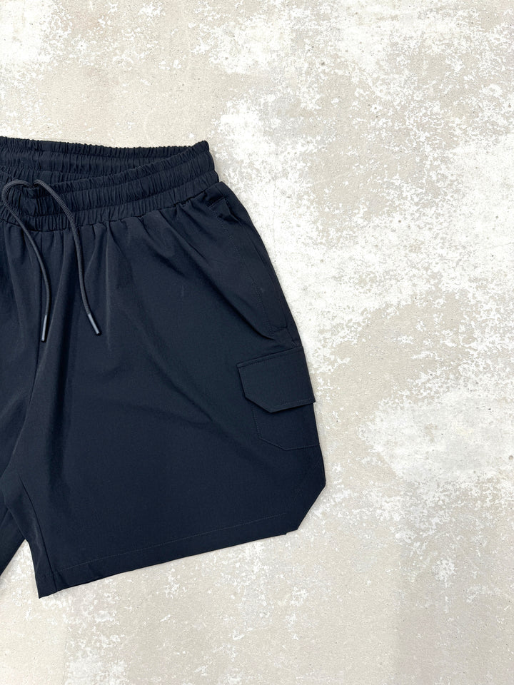 Utility Cargo Shorts - Obsidian Black