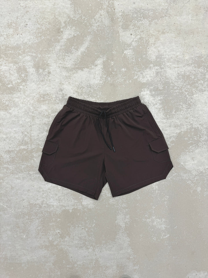 Utility Cargo Shorts - Coffee Bean Brown