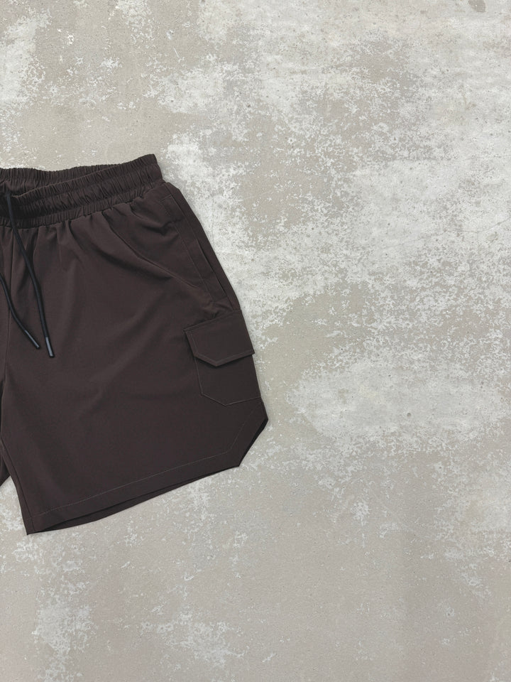 Utility Cargo Shorts - Coffee Bean Brown