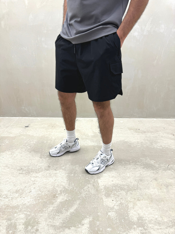 Utility Cargo Shorts - Obsidian Black