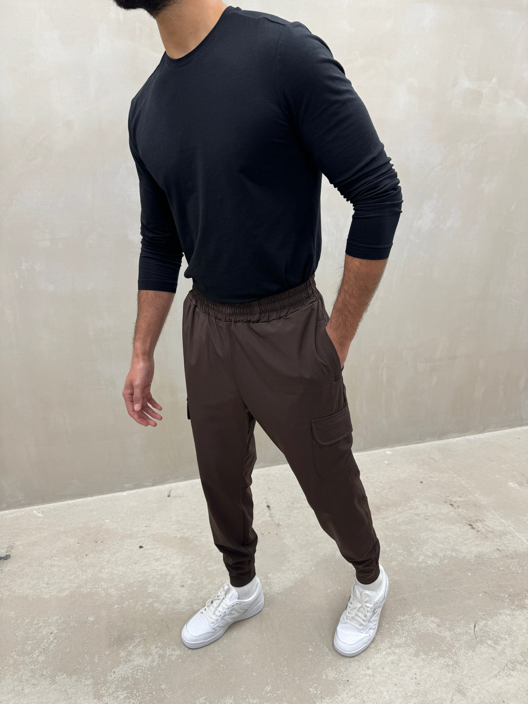 Utility Cargo Pants - Coffee Bean Brown